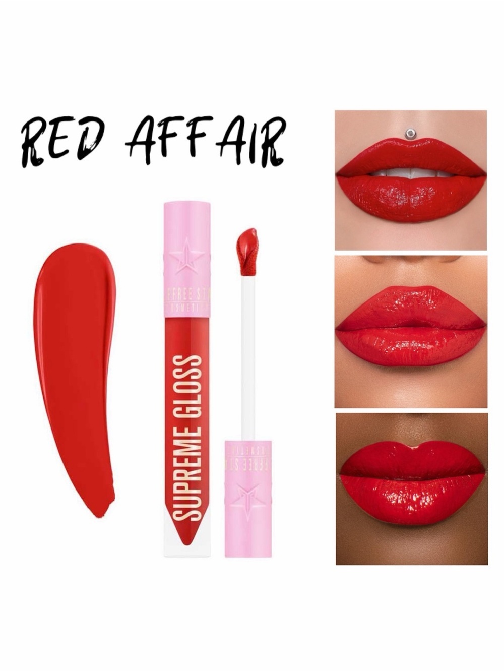 Jeffree Star Supreme Gloss Shade Red Affair